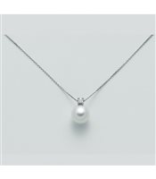 Collana Miluna Donna Perle Punto Luce in Oro bianco Perla PCL5499 - PCL5499